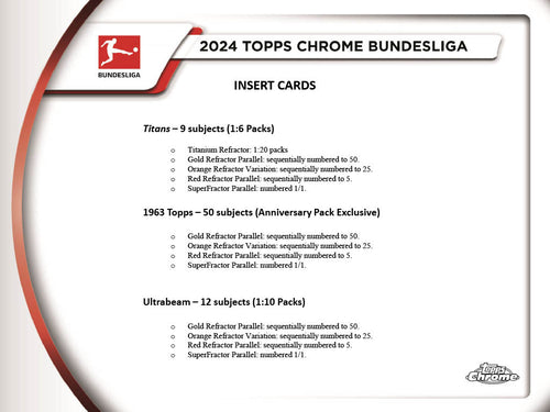 Topps Chrome Bundesliga 2023/24 - Hobby Box