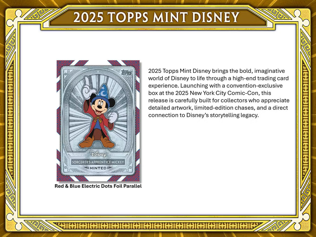 Topps Disney Mint 2025 - Hobby Box