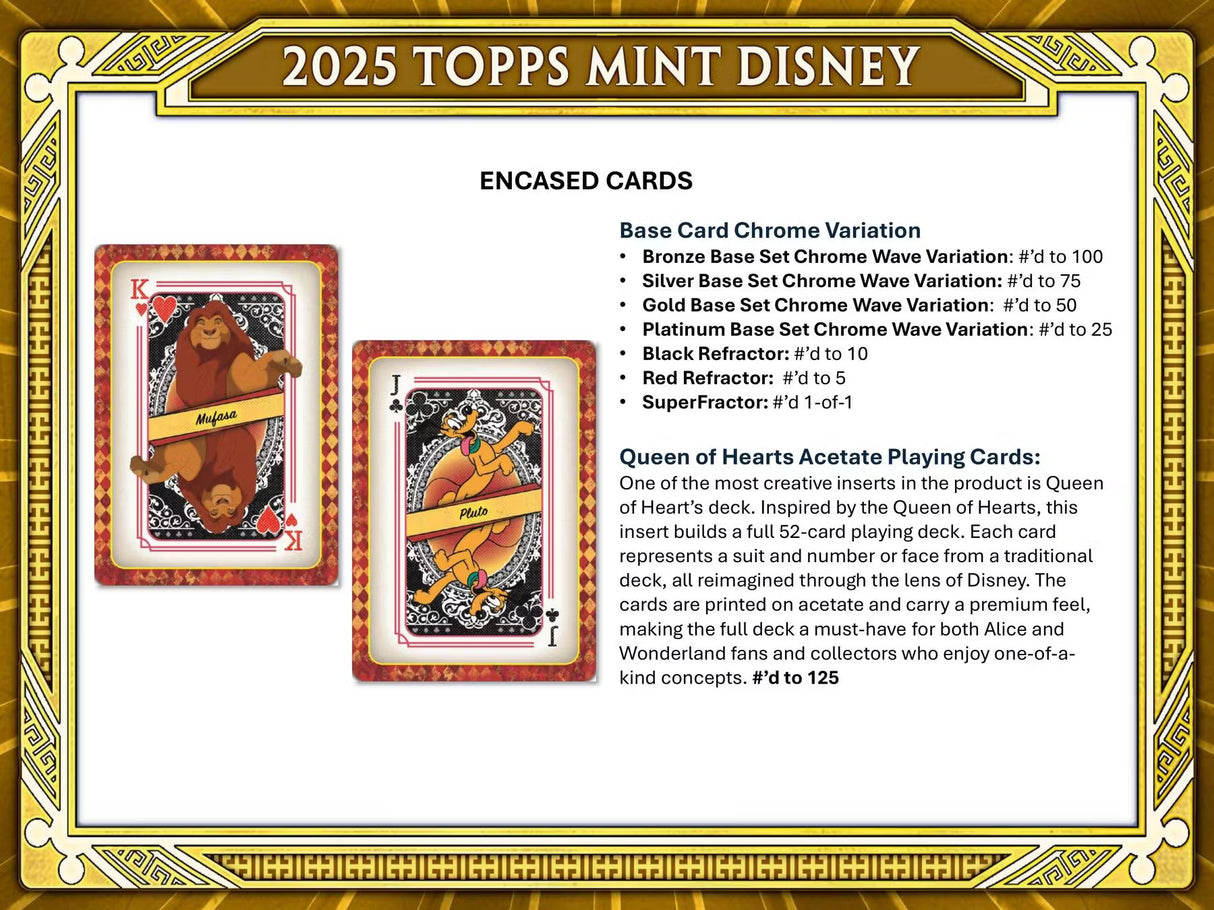 Topps Disney Mint 2025 - Hobby Box