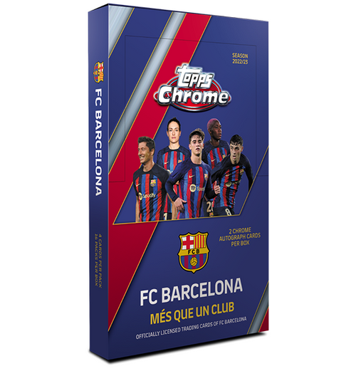 Fodboldkort: Topps - FC Barcelona Chrome 2022/23