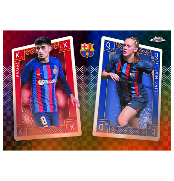 Fodboldkort Topps FC Barcelona Chrome 2022/23