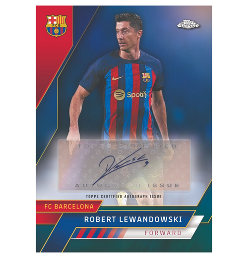 Fodboldkort Topps FC Barcelona Chrome 2022/23