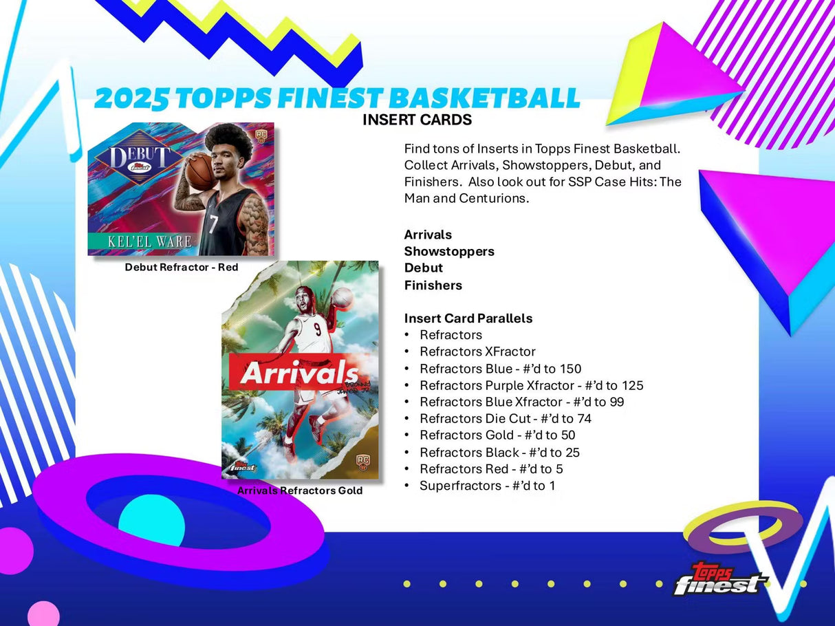 Topps Finest Basketball 2024/25 - Hobby Box