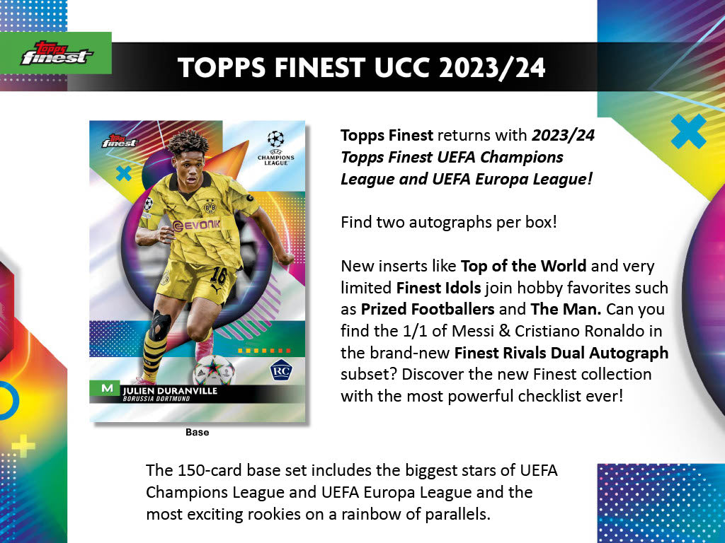 Topps Finest UEFA Champions League 2023/24 - Hobby Box