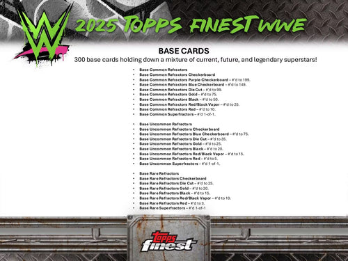 Topps Finest WWE 2025 - Hobby Box