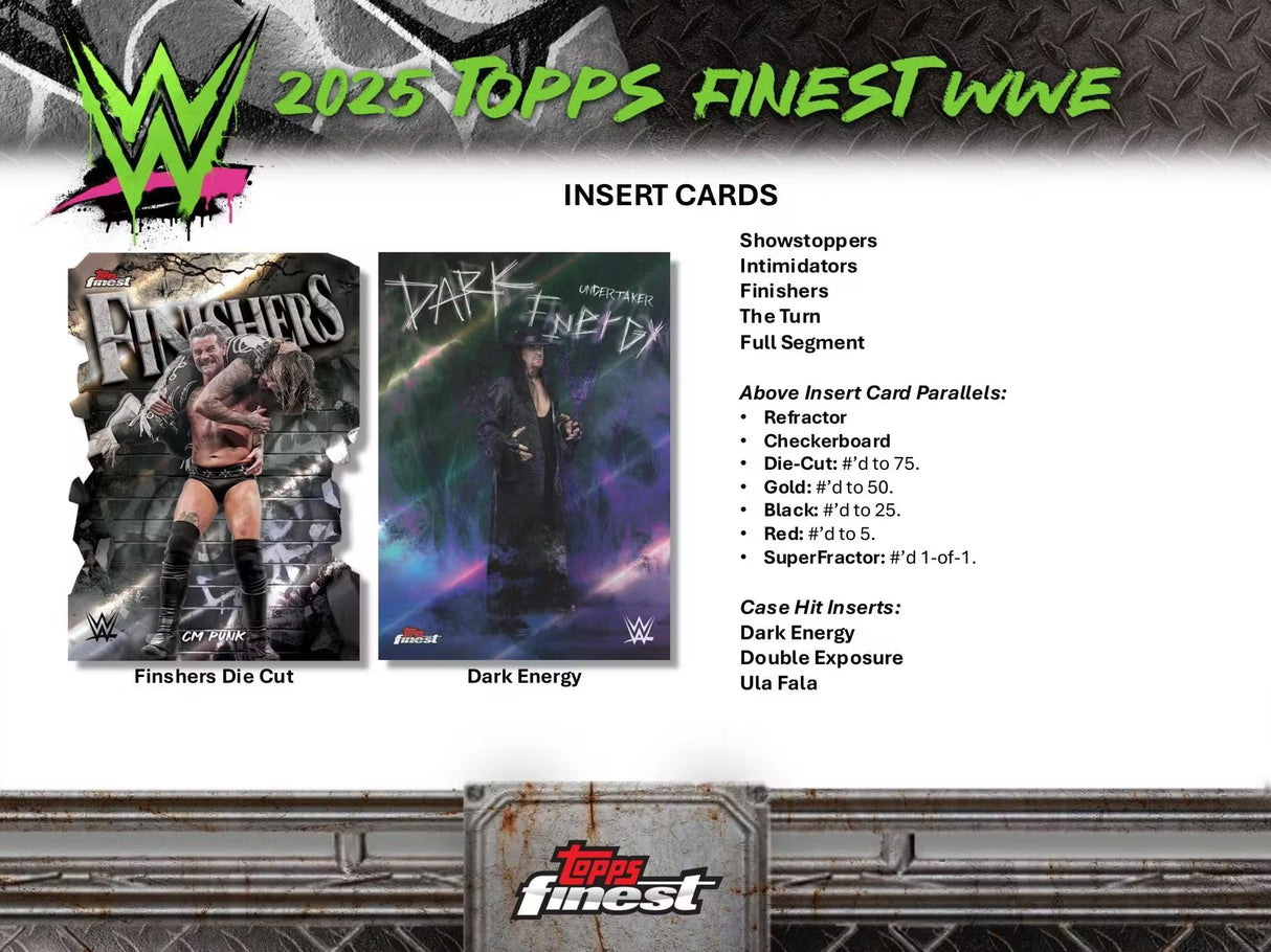 Topps Finest WWE 2025 - Hobby Box