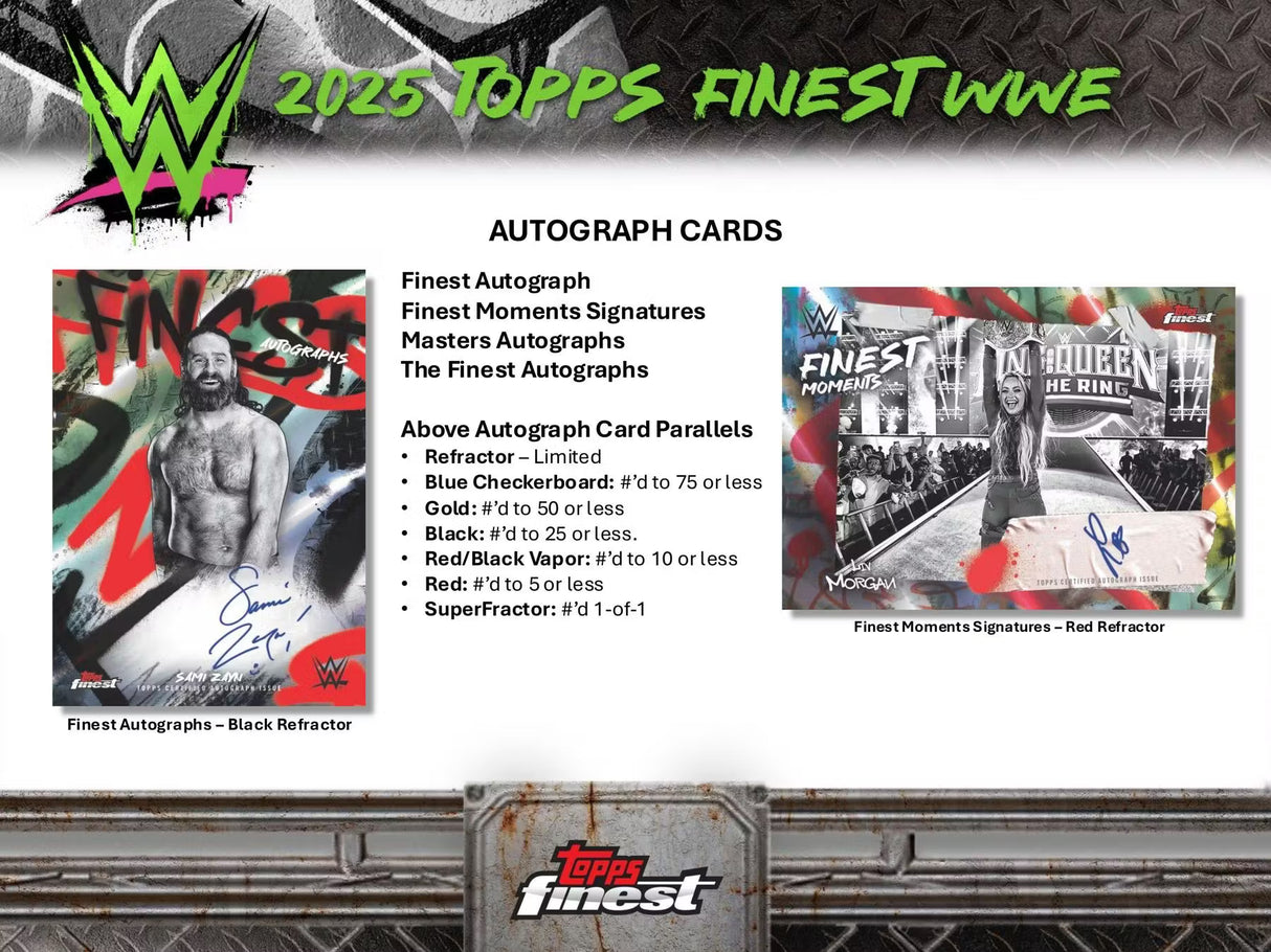 Topps Finest WWE 2025 - Hobby Box