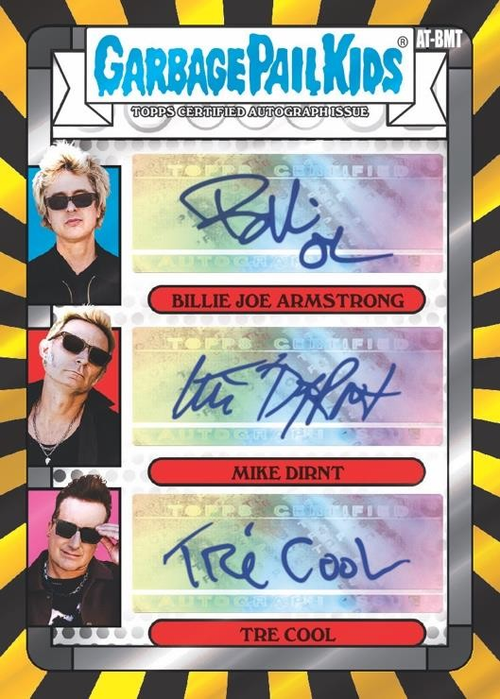 Topps Garbage Pail Kids Battle of the Bands - Green Day