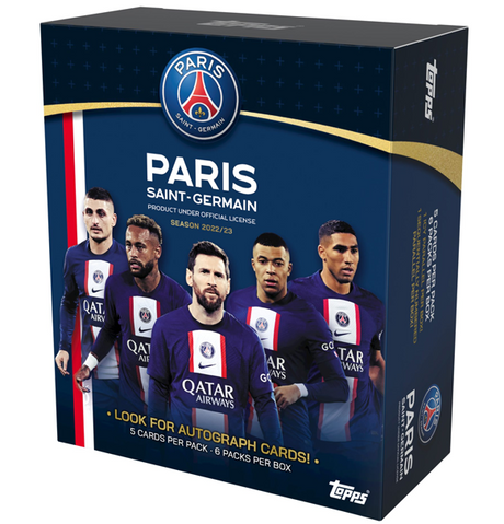 Fodboldkort Topps Paris Saint-Germain Team Set 2022/23