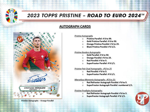 Topps Pristine Road to EURO 2024  - Hobby Box