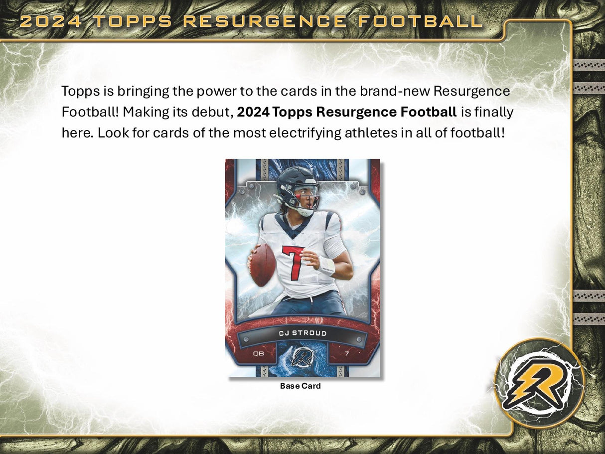 Topps Resurgence Football 2024 - Hobby Box