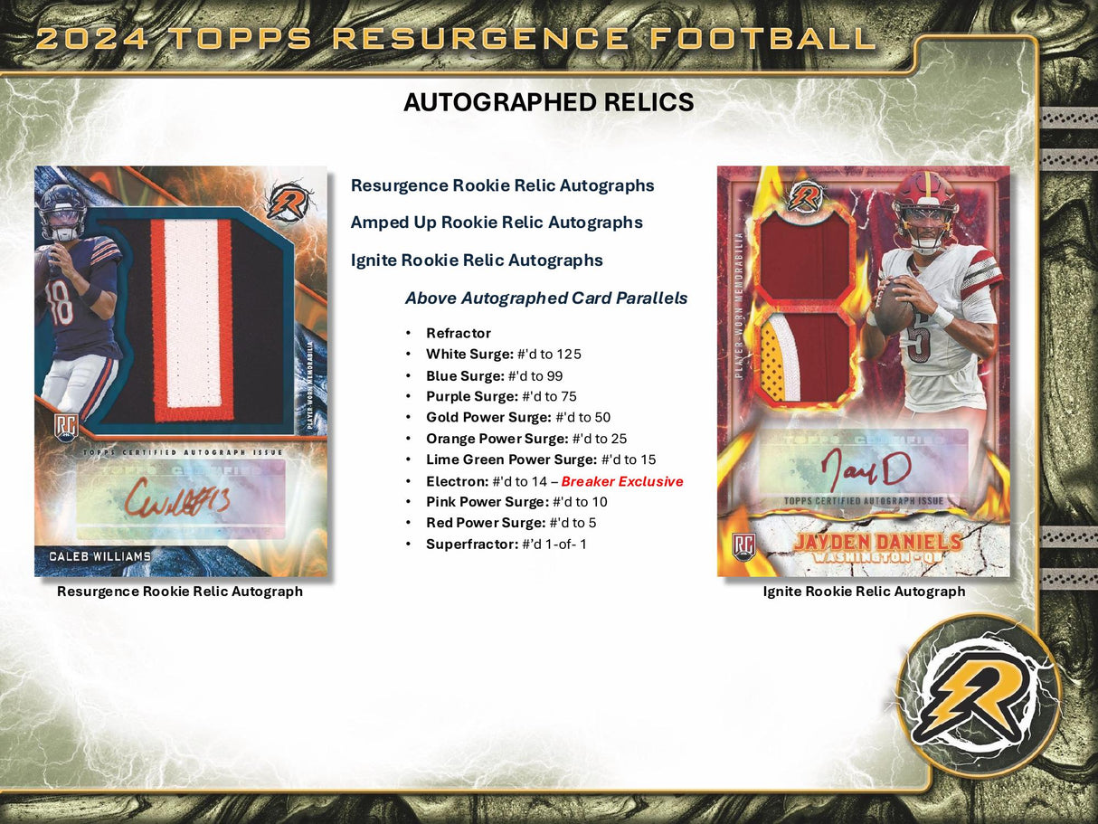 Topps Resurgence Football 2024 - Hobby Box