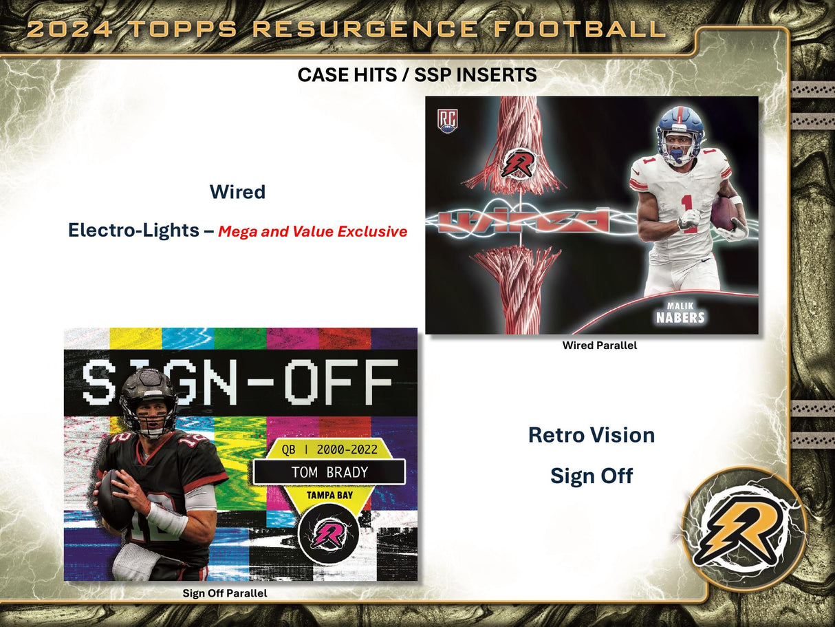 Topps Resurgence Football 2024 - Mega Box