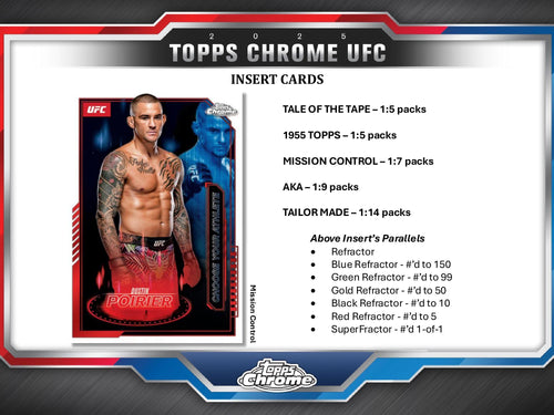 Topps Chrome UFC 2025 - Hobby Box