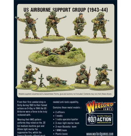 Bolt Action: US Airborne - Support Group 1943-44 (Eng)