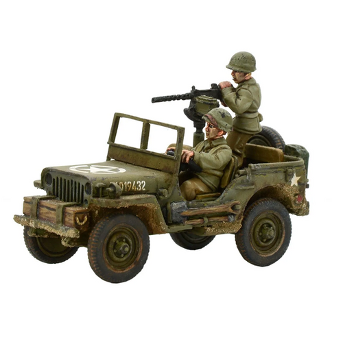 Bolt Action: US Army Jeep with 30 Cal MMG (Eng)