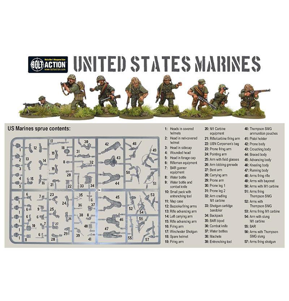 Bolt Action: US Marine Corps - Starter Army (Eng)