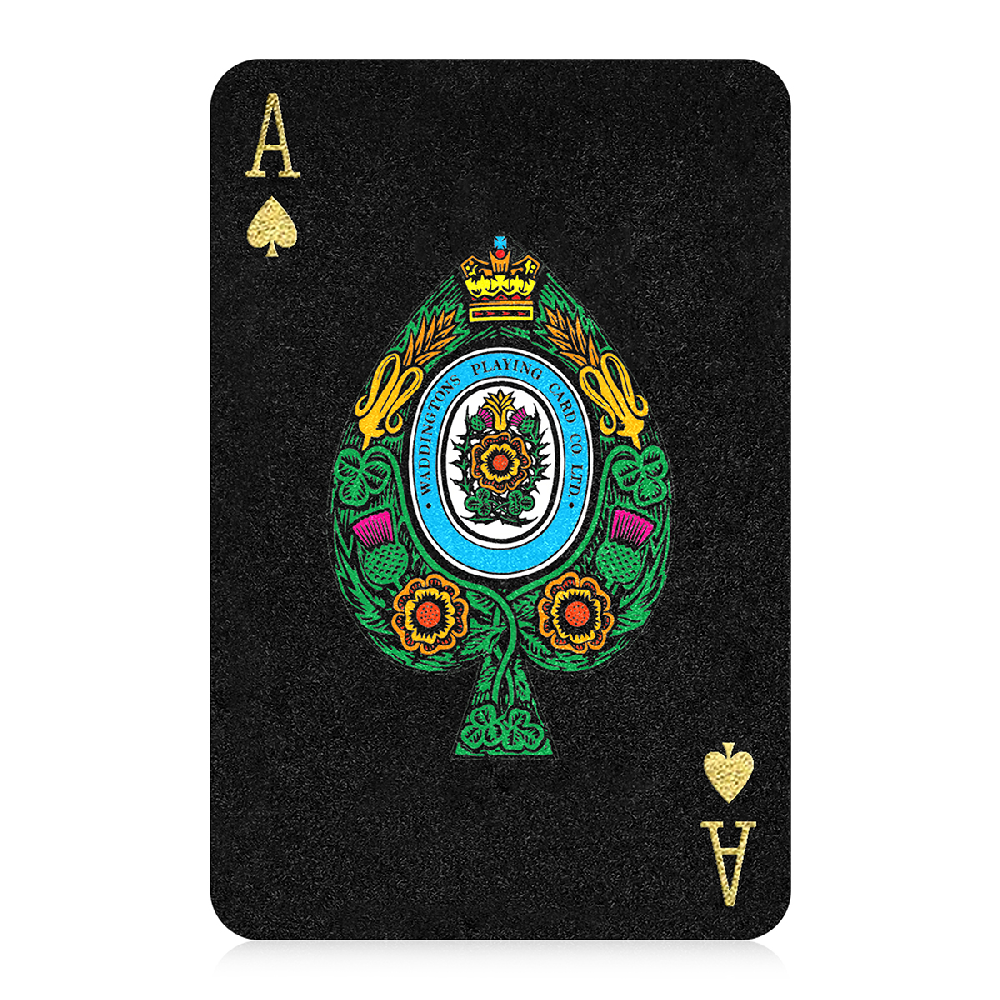 Number1 Black and Gold - spillekort