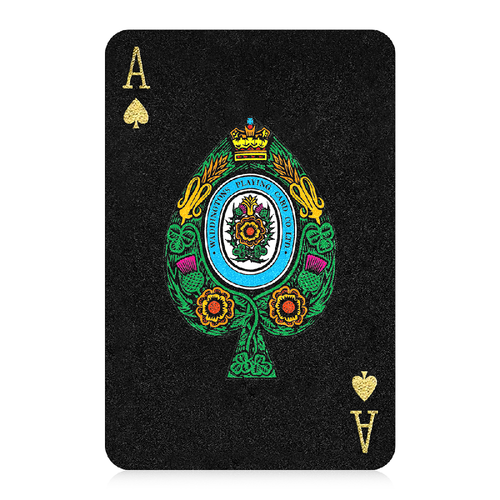 Number1 Black and Gold - spillekort