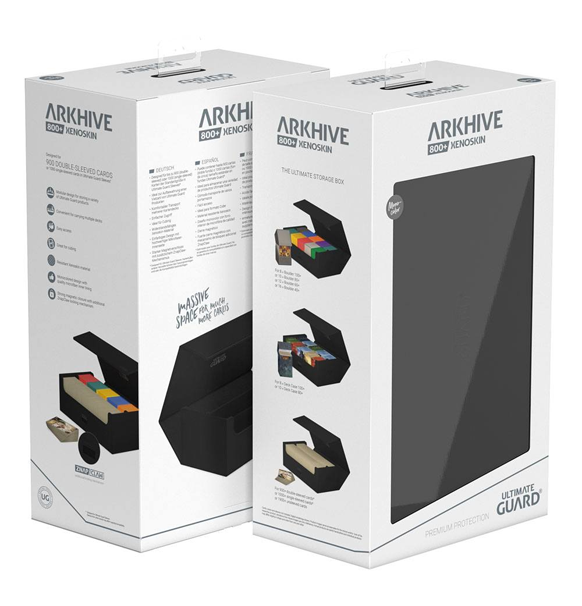 Ultimate Guard: Arkhive™ 800+ Standard Size XenoSkin™ - Monocolor Black