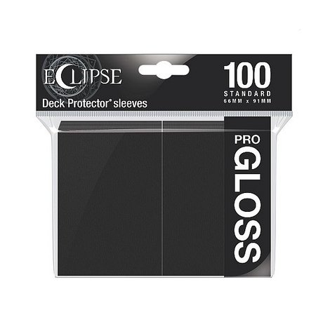 Ultra Pro: Eclipse - Jet Black Gloss Sleeves (100)