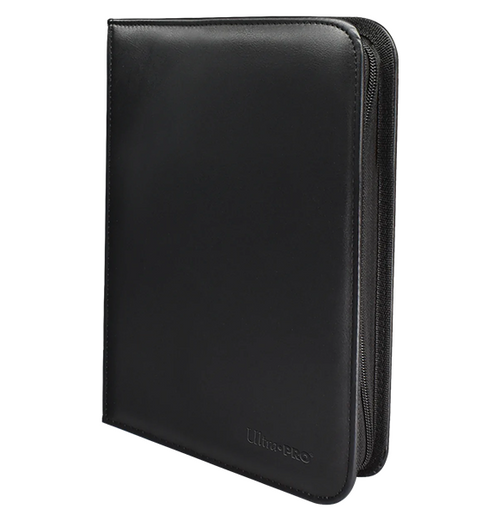 Ultra Pro: Vivid 4-Pocket Zippered Pro Binder - Black