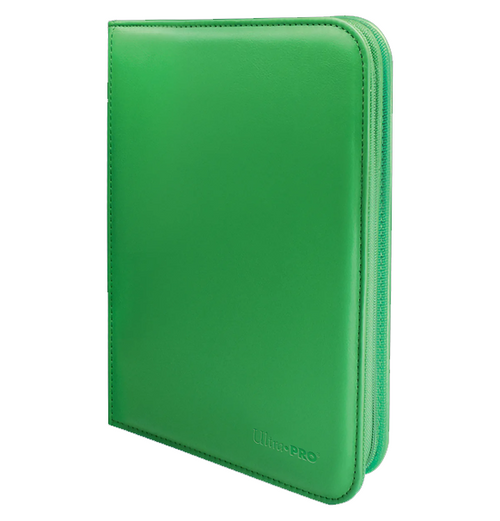 Ultra Pro: Vivid 4-Pocket Zippered Pro Binder - Green