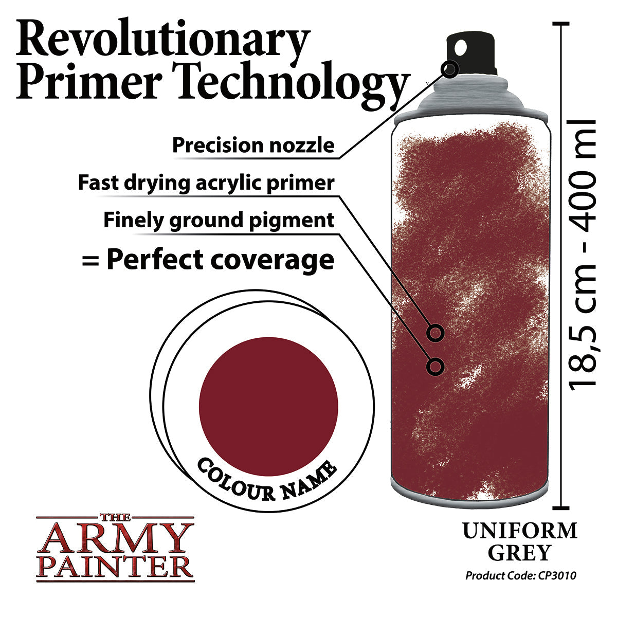 Army Painter: Uniform Grey Primer Spray