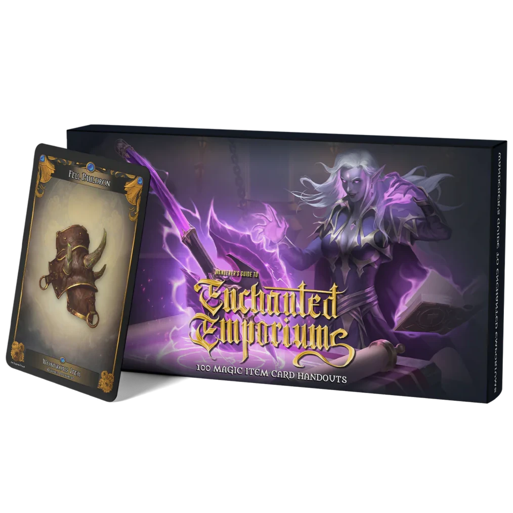 Wanderer's Guide to Enchanted Emporiums - Card Deck