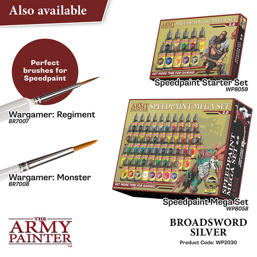 Army Painter: Speedpaint 2.0 - Broadsword Silver
