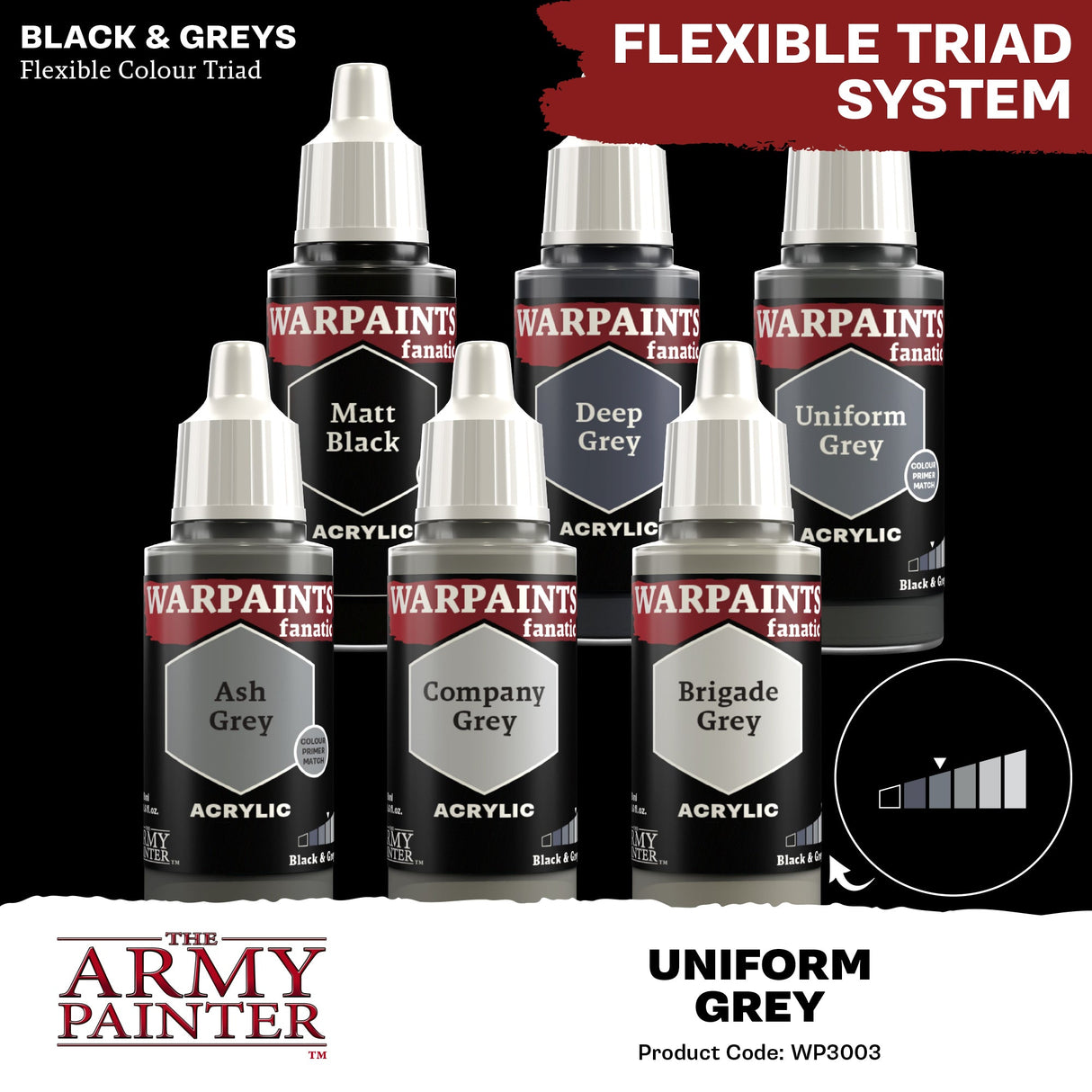 The Army Painter - Warpaints Fanatic: Uniform Grey