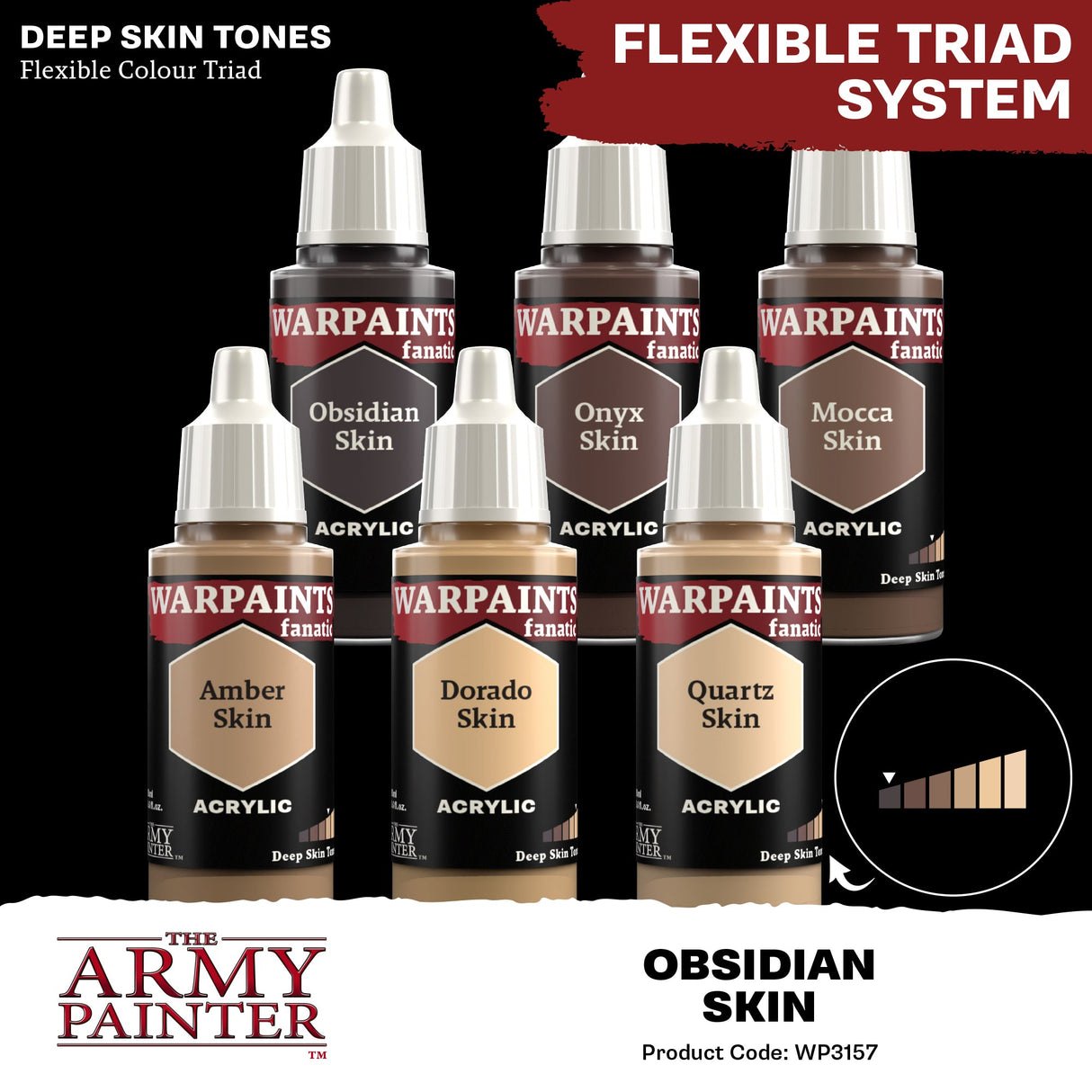 The Army Painter - Warpaints Fanatic: Obsidian Skin