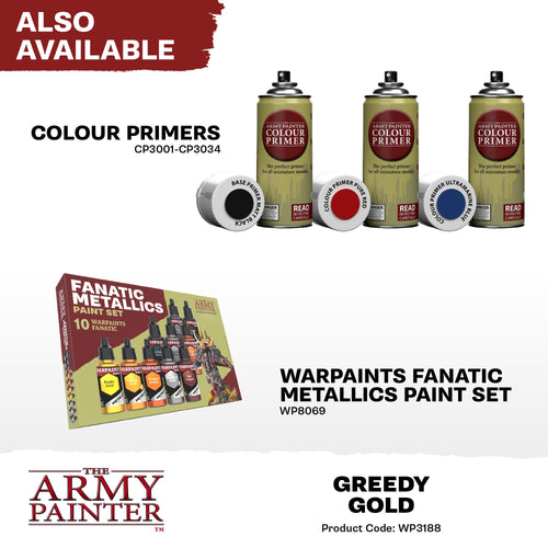 The Army Painter - Warpaints Fanatic Metallic: Greedy Gold