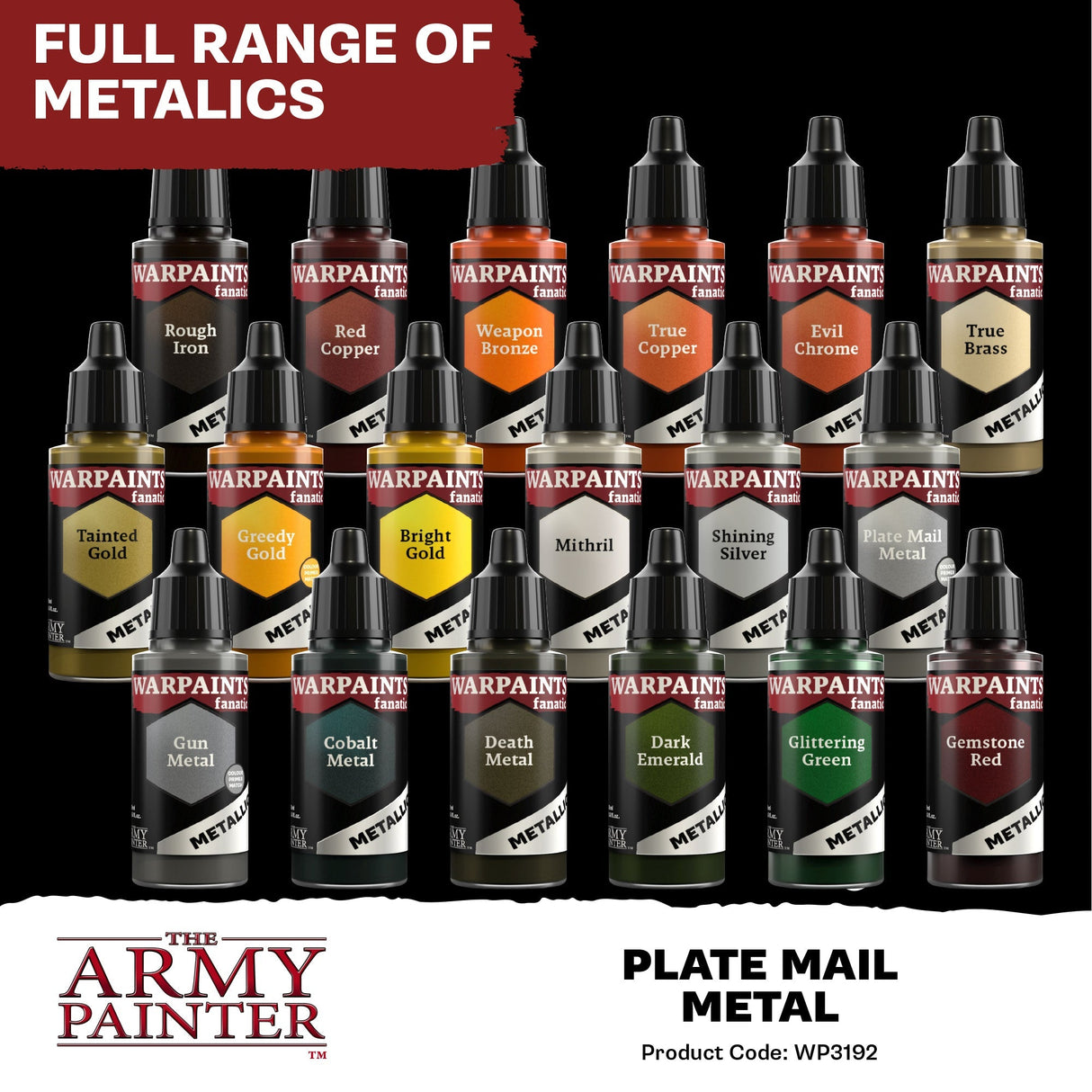 The Army Painter - Warpaints Fanatic Metallic: Plate Mail Metal