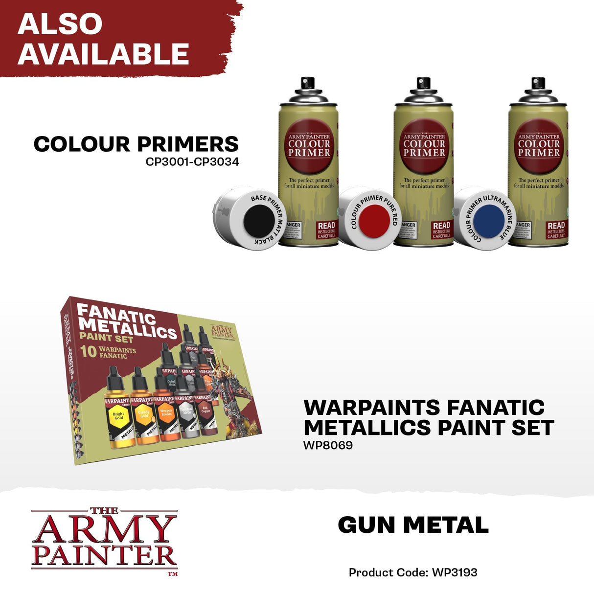 The Army Painter - Warpaints Fanatic Metallic: Gun Metal