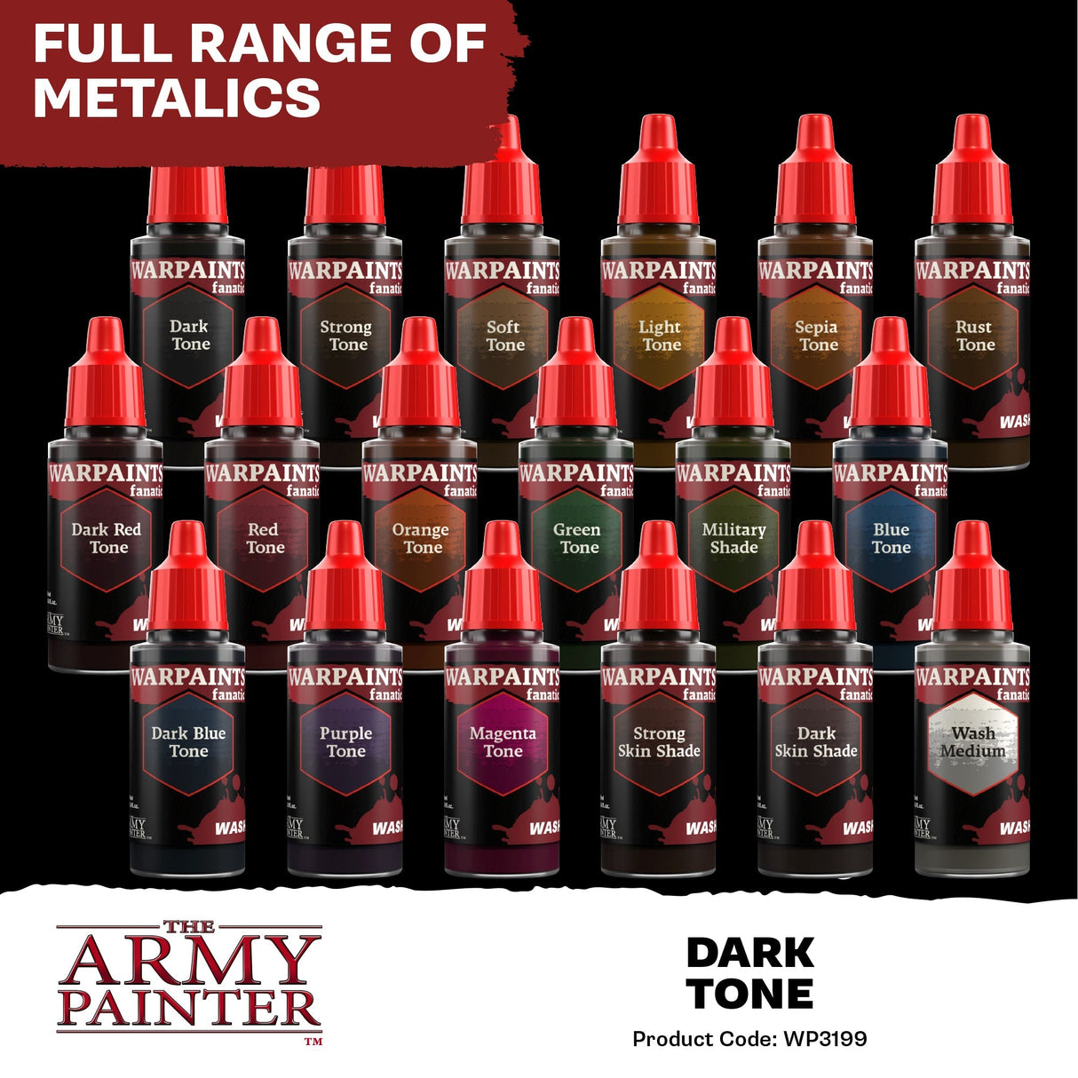 The Army Painter - Warpaints Fanatic Wash: Dark Tone