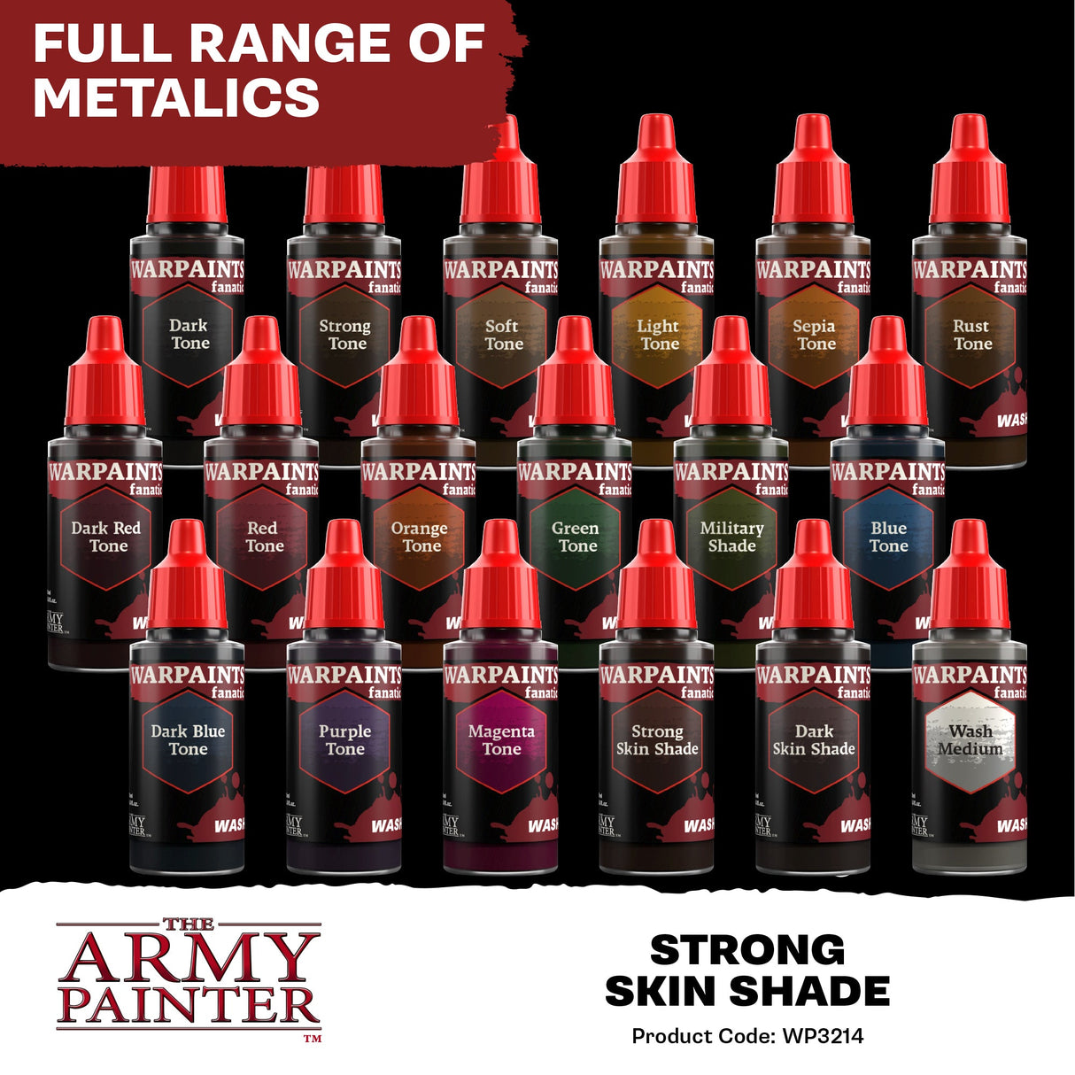 The Army Painter - Warpaints Fanatic Wash: Strong Skin Shade