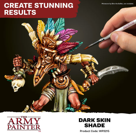 The Army Painter - Warpaints Fanatic Wash: Dark Skin Shade