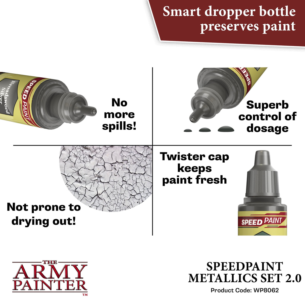 Army Painter: Speedpaint 2.0 - Metalics Set