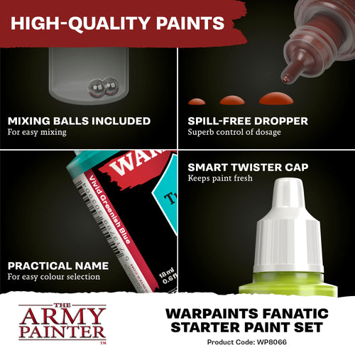 Army Painter: Warpaints Fanatic Starter Paint Set