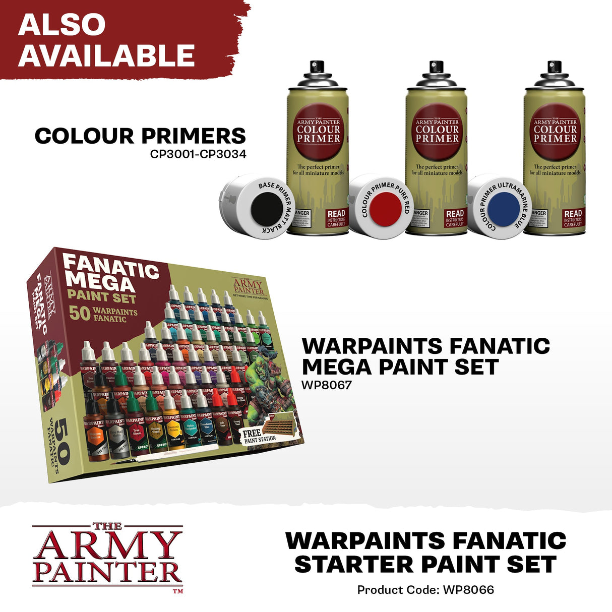 Army Painter: Warpaints Fanatic Starter Paint Set