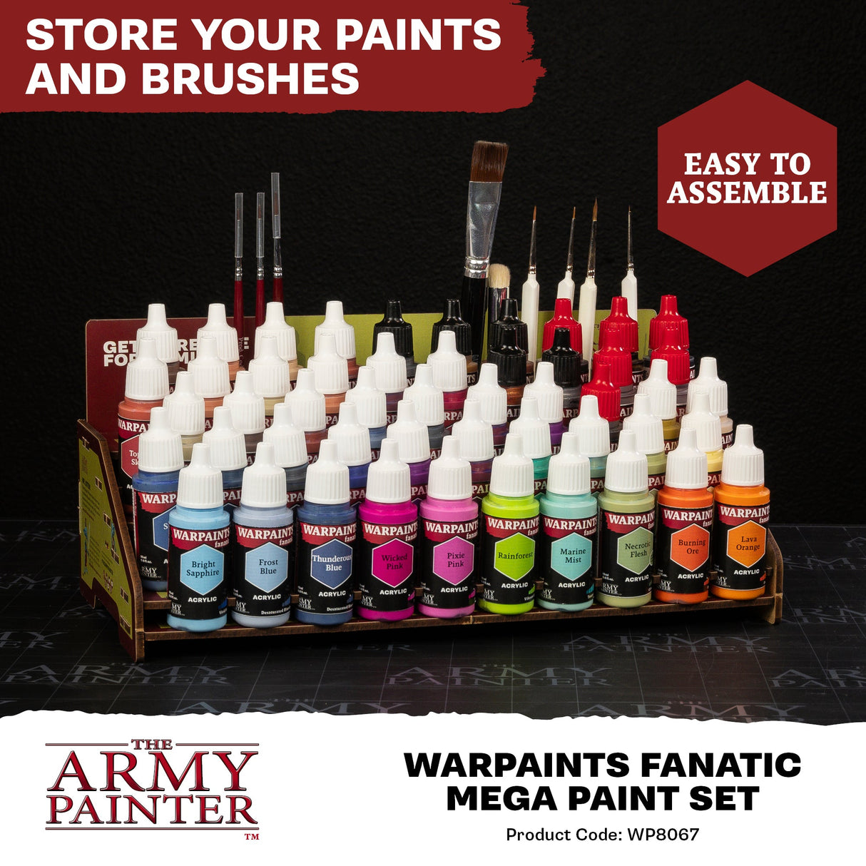 Army Painter: Warpaints Fanatic Mega Paint Set