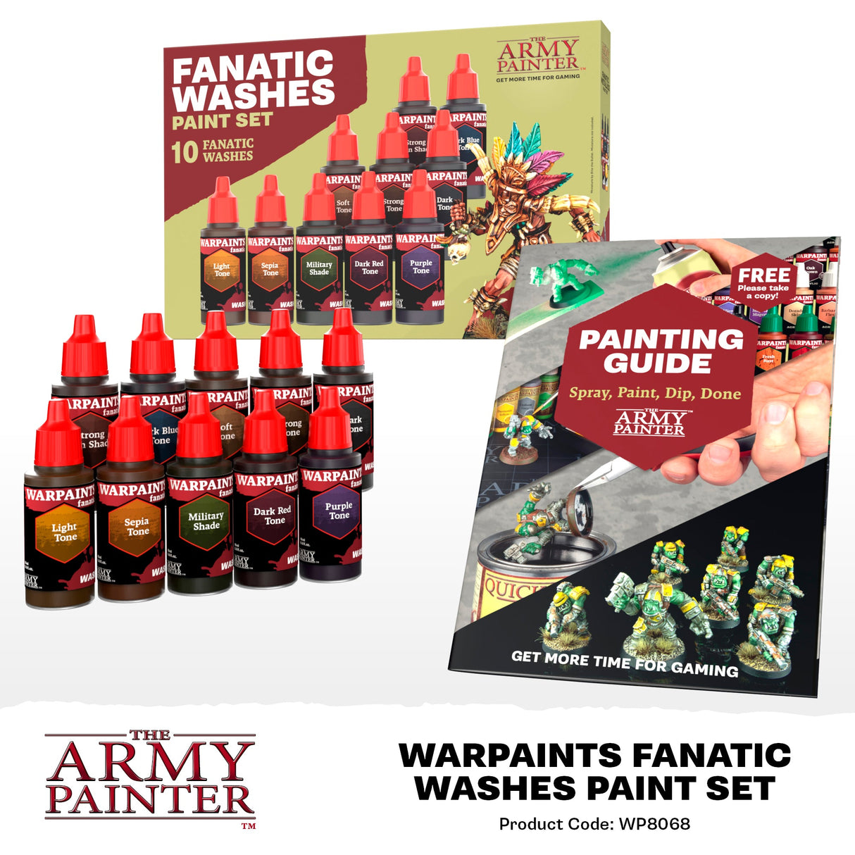 Army Painter: Warpaints Fanatic Washes Paint Set