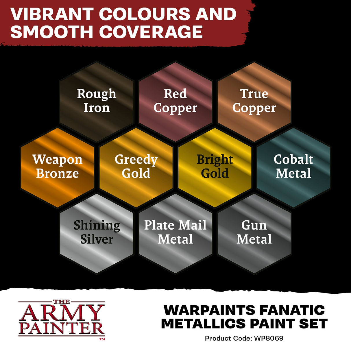 Army Painter: Warpaints Fanatic Metallics Paint Set