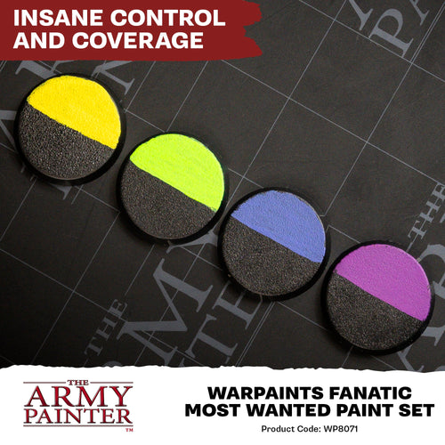 Army Painter: Warpaints Fanatic Most Wanted Paint Set