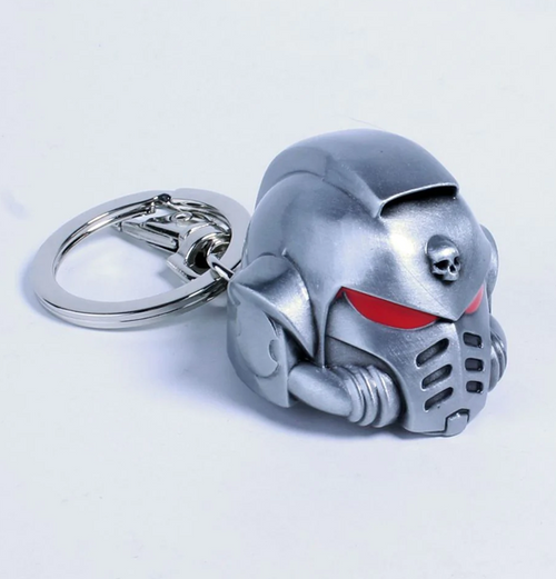 Warhammer 40K: Primaris Space Marine - Metal Helmet Keychain