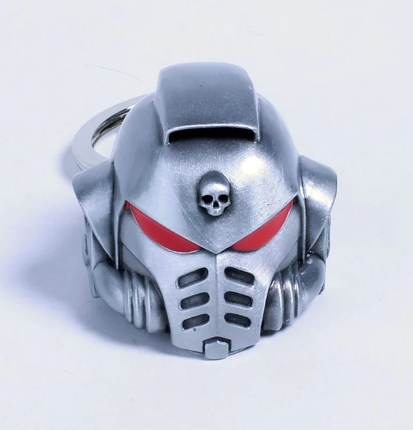 Warhammer 40K: Primaris Space Marine - Metal Helmet Keychain