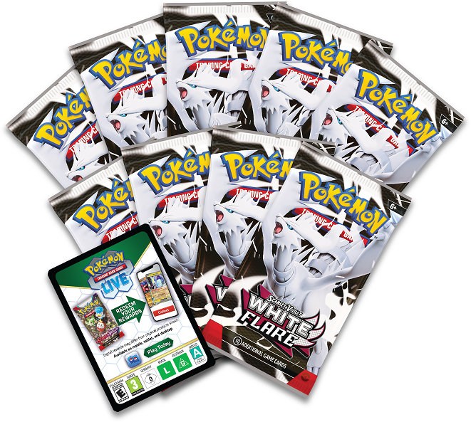 Pokemon Scarlet & Violet 10.5 - White Flare - Elite Trainer Box Reshiram