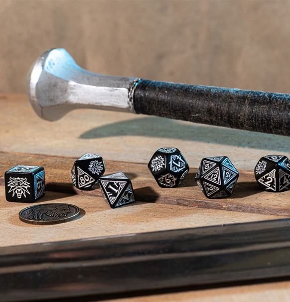 The Witcher: Dice Set - Geralt The Silver Sword