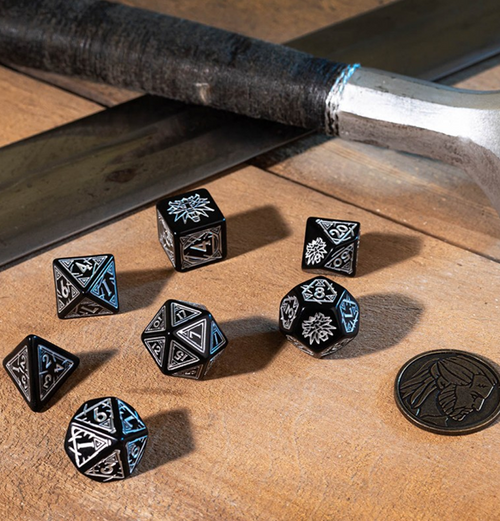 The Witcher: Dice Set - Geralt The Silver Sword